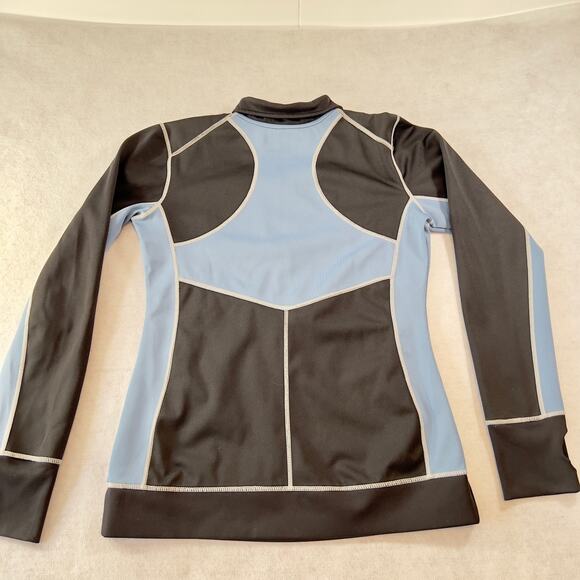 Bio Sweats Sauna Jacket Woman's SM (6-8) 1/2 Zip Long Sleeve w/ Kangaroo Pouch - Picture 3 of 13